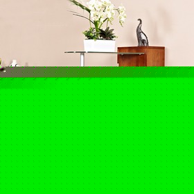 三木印象家装品牌之曲柳木可储物隔厅柜