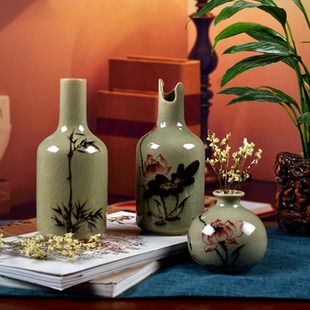 188金宝搏备用网址搭配之东方泥土高温烧制陶瓷摆件,个性创意花瓶摆设品,货号:D13-01