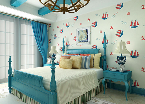 地中海卧室的搭配选择