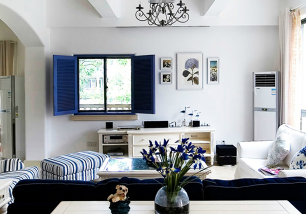 地中海风情的客厅环境欣赏