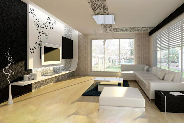 现代简约风格设计的时尚客厅