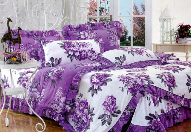 纯棉质地的床上用品