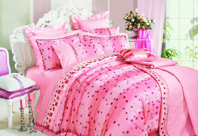 棉麻混纺质地床上用品