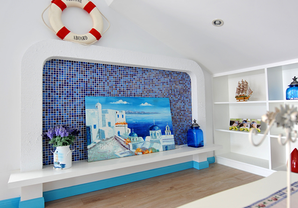 客厅马赛克背景墙装饰