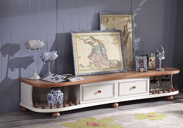 拉阔乡村地中海风味的电视柜