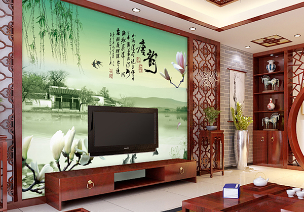 塞丽雅型号xin-0012中式壁画