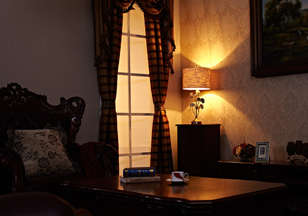 田园风的凡丁堡台灯使用