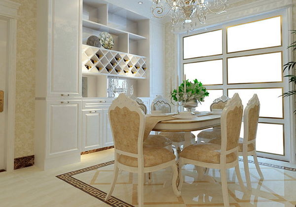 开放式餐厅的自然气息