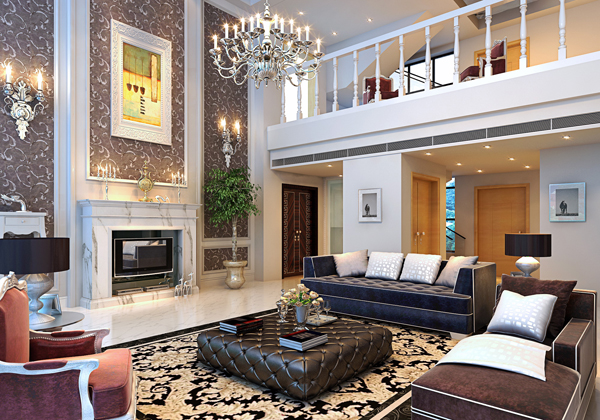 混搭风格的客厅188金宝搏备用网址设计