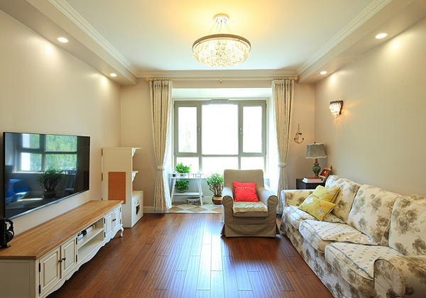 客厅木地板的搭配效果展示