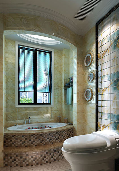欧式设计马赛克浴缸台
