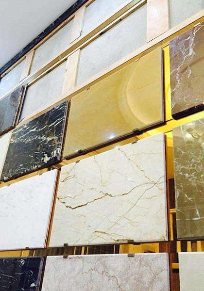 各种类型的人造石材料