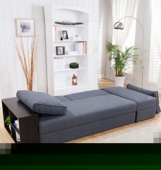 边柜储物折叠沙发床