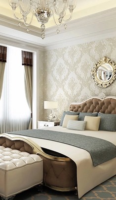 深蓝复古浮雕壁纸