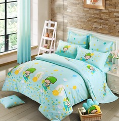 水星卡通四件套