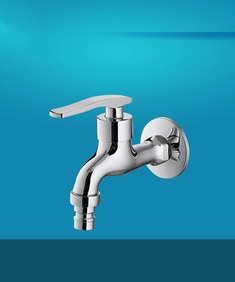 精铜单冷4分接头入墙式龙头