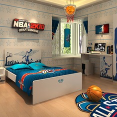 男孩房儿童家具组合