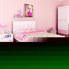 动漫卡通小公主单人床