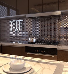 电镀拼接厨房马赛克