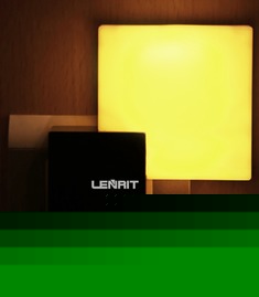 led光控感应床头节能壁灯