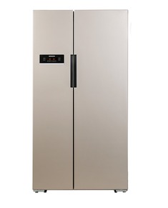 香槟金节能静音大容量冰箱