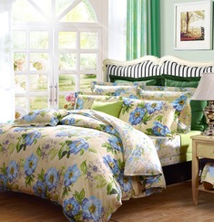 烟雨怡花床上四件套