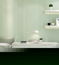 简约百搭无纺布条纹墙纸
