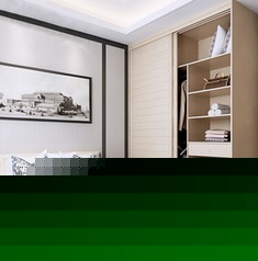 简约现代卧室家具组合