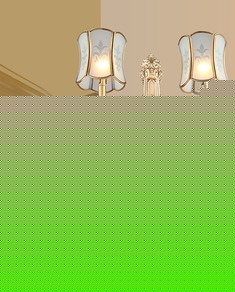 立体雕花过道灯