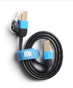 黑色扁平式超六类双绞线