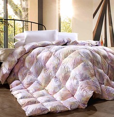 蓬松透气加厚白鸭绒被芯