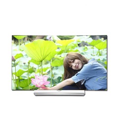 超高清分辨率曲面屏幕电视机