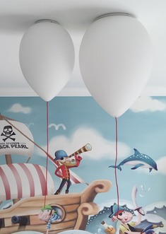 手工玻璃创意吸顶灯