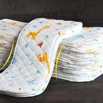 咕兜兜新生儿100%精梳棉尿布,花生形婴儿可洗尿布,系列: 纱布尿布