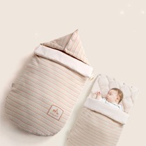 欧孕彩棉婴儿不分腿睡袋,OYN250纯棉多功能盖毯,360°包裹新生儿包被