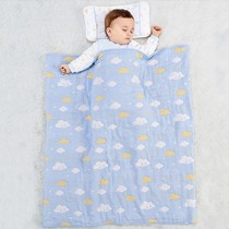 英式165503婴儿卡通云朵盖被,六层纱布新生儿夏季空调被165506