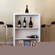 理想·慢生活IDL-YG601密度板现代简约风格吧台,钢琴烤漆饰面E1环保级别红酒柜