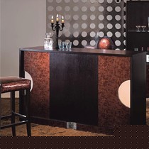 南茜之家新古典华丽木皮吧台,大容量多功能时尚吧台,货号 m003