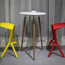 切锐地美式乡村组装式吧台,家用实木高脚吧台桌环保烤漆工艺,型号: 211B