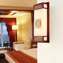 浪漫中式镂空雕花卧室壁灯,世华品牌简约木质壁灯,型号: 11578