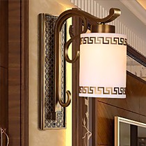 塞克洛云石灯罩卧室40W壁灯,全铜灯体中式简约E27接口壁灯,型号s201B-1