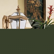 福瑞达品牌全铜室外壁灯,美式风格的玻璃灯罩户外灯饰,型号T34/1B