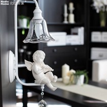 北欧美家现代卫生间壁灯,树脂雕刻天使LED壁灯,型号NPL-A043