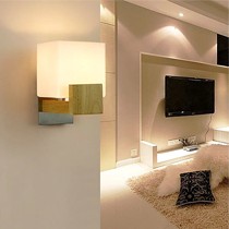 贝特家多款式宜家壁灯,实木玻璃多种光源卫生间壁灯,货号BW-JY-902