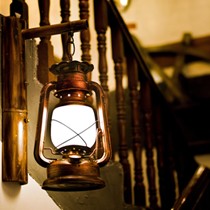 罗丹凯扫红美式乡村风格过道壁灯,原木怀旧复古马灯,楼梯走廊煤油灯