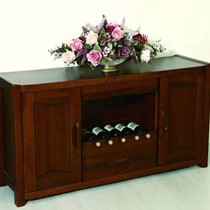 瑞名华品牌胡桃木餐边柜东南亚风格,厚重奢华的H01型号小酒柜