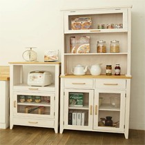 哈乌斯#04田园框架结构透气边柜,实木多功能餐边柜,组合储物柜