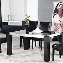 薛宇仙品牌高档金属材质餐桌,简约钢化玻璃餐桌,时尚质感,独一无二的造型,型号701T