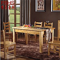 梵星豪斯品牌长方形柏木餐桌,新中式饭桌,实木品质,纯朴天然,型号YPCZC