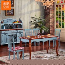 睿酷空间复古乡村风味餐桌,地中海田园风格餐桌,型号Y1-A1-1